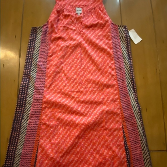 Nic & Zoe Spotty Stripes Maxi Sleeveless Cotton Print Dress New Large - Picture 5 of 14